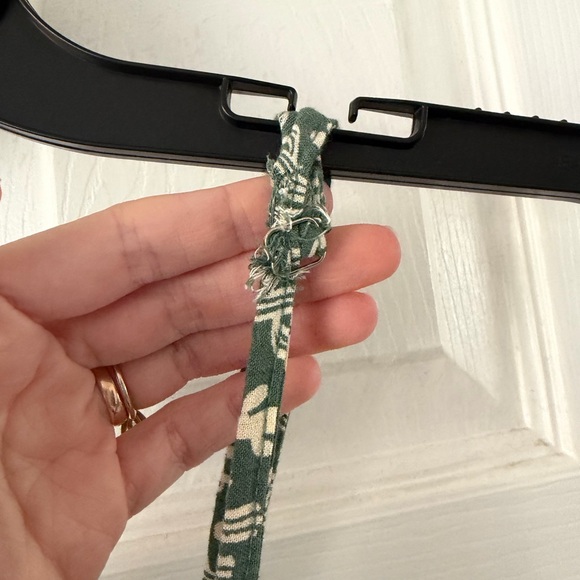 Angie Green and White Cactus Print Dress - Picture 6 of 6